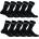 Donnay Чорапи Donnay Crew 10 Pack Sports Socks Lddies - Black