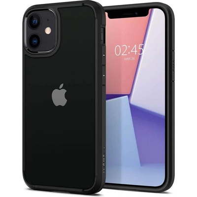 Spigen Ultra Hybrid Case - хибриден кейс с висока степен на защита за iPhone 12 mini (черен)