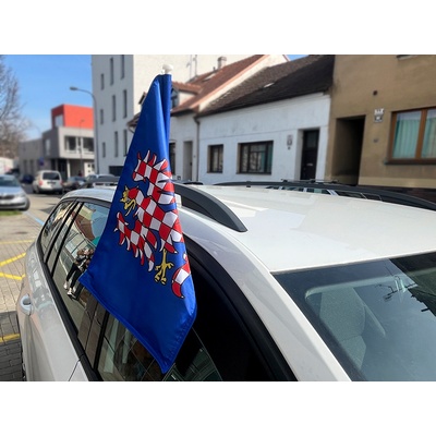 Carflag – autovlaječka Moravská vlajka s orlicí Alerion
