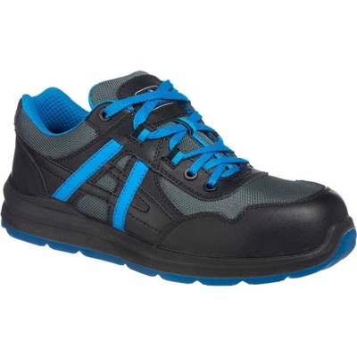 PORTWEST FT60 Mersey Trainer S1P polobotka Černo-modrá