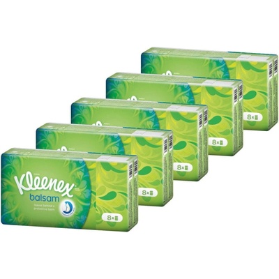 Kleenex Balsam vreckovky 4-vrstvové 1 x 8 ks