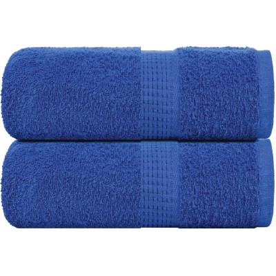 vidaXL Кърпи за гости FROGN 2 бр. сини 30x50 см 360 г/м2 (136707)