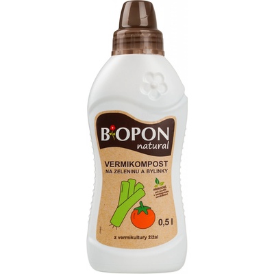 BOPON Vermikompost na zeleninu a bylinky 500 ml