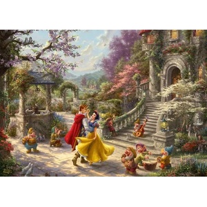 Schmidt Spiele - Puzzle Kinkade: Disney: Dancing with the prince - 1 000 piese