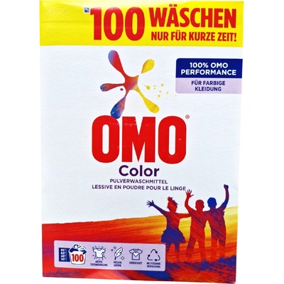 Omo Color & Care prášok na farebné pranie 6,5 kg 100 PD