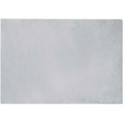 vidaXL Противоплъзгащ килим от изкуствен заек Olite Сив 140 x 200 cm (42021681)