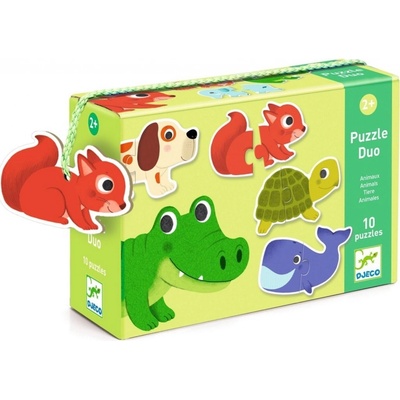 DJECO Zvířátka 10x2 dílky