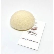 Manzana Konjac Bílá konjac obličejová půlkulatá houbička bez příměsy