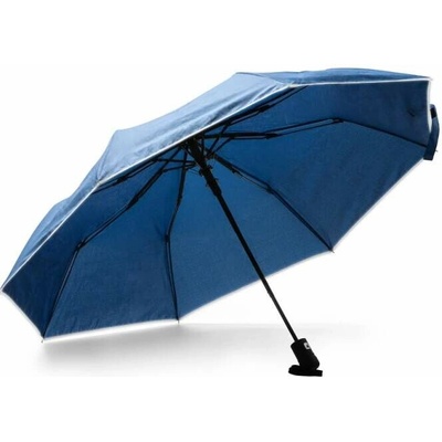 Gor Factory NIKOL 1159 skládací deštník s reflexními proužky blue