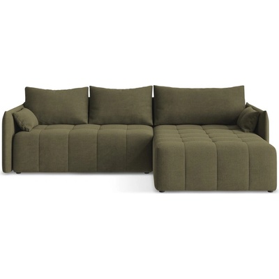 makamii Разтегателен ъглов диван с място за съхранение в цвят каки (десен ъгъл) Moku - Makamii (MOKU_RCF_41_P1_C2)