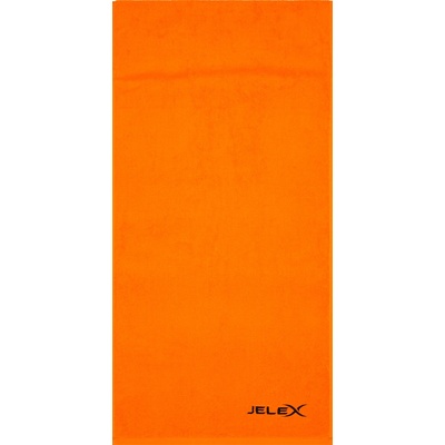 JELEX Хавлиена кърпа JELEX 100FIT Fitness Towel with Zipped Pocket orange