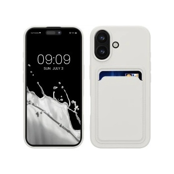 kwmobile Калъф за Apple iPhone 16 - бял