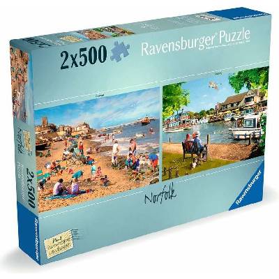Ravensburger Malebná krajina č. 2 Norfolk 2v1 2x500 dielov