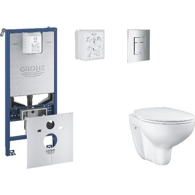GROHE Rapid SLX s tlačidlom Skate Cosmopolitan SANI11BB2101