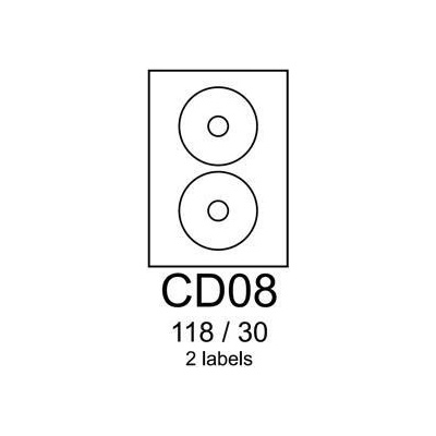 Rayfilm biele R0100CD08A A4 100 list.