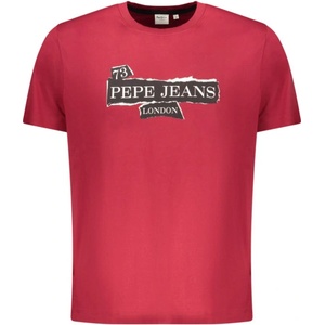 Pepe Jeans Мъжка тениска с къс ръкав pepe jeans, Размер m, Цвят Червено (pm5010175griffintee_ro287)