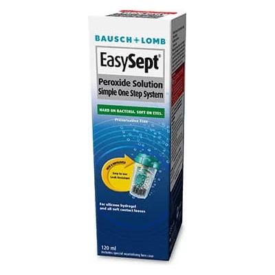 EASYSEPT Разтвор за лещи EASYSEPT 360ML ПЕРОКСИДЕН РАЗТВОР (Easysept 360 ml. + Контейнер с неутрализиращ диск)
