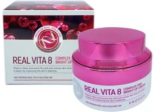 Enough Озаряващ крем с морски зърнастец с витамини за сияйна кожа Enough Real Vita 8 Complex Pro Bright up Cream