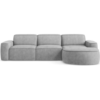 makamii Светлосив шенилов ъглов диван (десен ъгъл) Omao - Makamii (OMAO_RC_M_61_P1_C1)