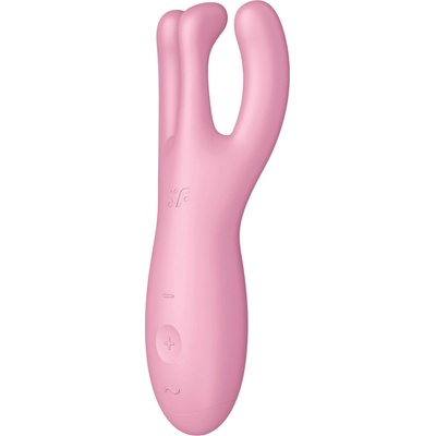 Satisfyer Threesome 4 - умен клитор вибратор (розов)