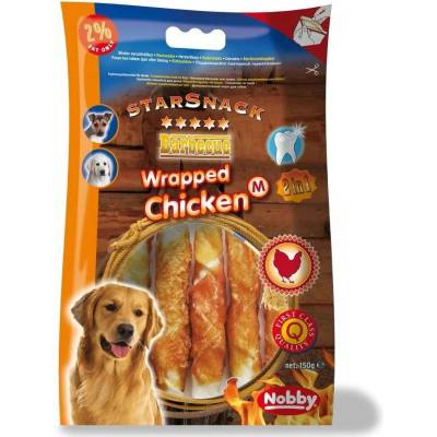 Nobby StarSnack Barbecue Wrapped Chicken Medium 13 cm 150 g