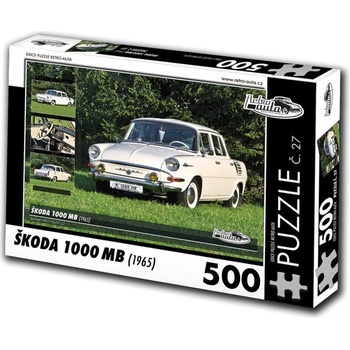 Retro-auta č. 27 Škoda 1000 MB 1965 500 dielov