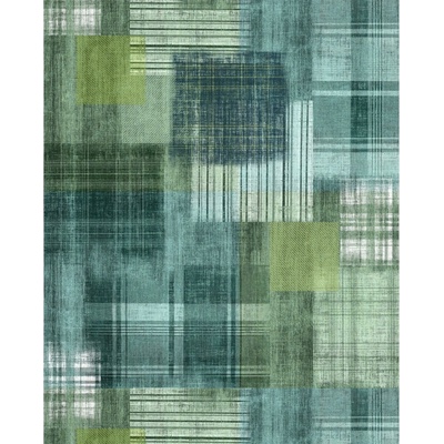 Komar Vliesová fototapeta Patchy Plaid 200 x 250 cm