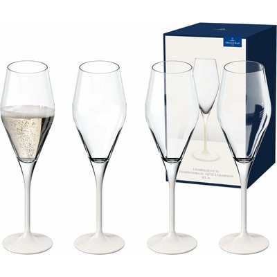 Villeroy & Boch poháre na šampanské Manufacture Rock Blanc 4 x 270 ml