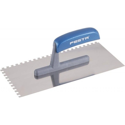 Hladítko FESTA nerez dřevěná rukojeť 280x130mm zub e6