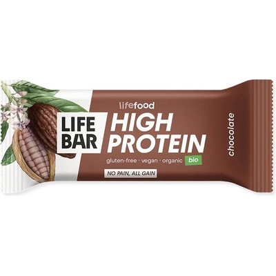 Lifefood Lifebar Oat Snack Protein čokoládový BIO 40 g Вкус: шоколад