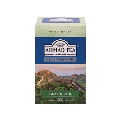 Ahmad Tea zelený čaj bez kofeínu 20 x 2 g