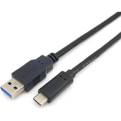 Equip 128344 USB, USB 3.2 Gen 1 (3.1 Gen 1) USB A USB C, 2m, černý