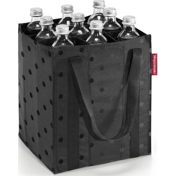 Reisenthel чанта за бутилки, на точки, черна (ZJ7075)