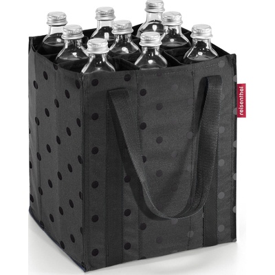 Reisenthel чанта за бутилки, на точки, черна (ZJ7075)