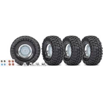Traxxas колело 1.9", джанта хромирана, гума Canyon Trail (4)