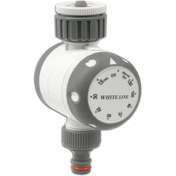 Bradas Zavlažovací časovač mechanický 3/4" - 1" VNZ / rýchlospojka WHITE LINE