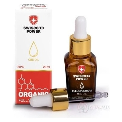 SWISS CBD POWER CBD olej 20ml Full spectrum 30% 6000mg CBD