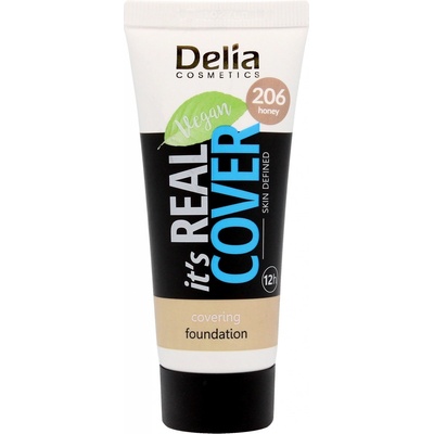 Delia Cosmetics It's Real Cover krycí make-up 206 honey 30 ml