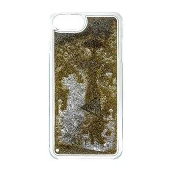 Pouzdro Guess Liquid Glitter Hard iPhone 6/6S/7 zlaté
