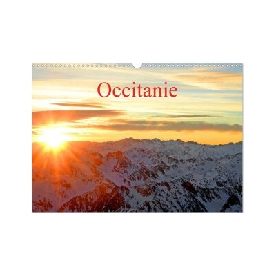 Occitanie mural DIN A3 vertical CALVENDO mensuel 2026