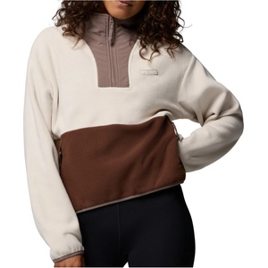 Columbia Дамски поларен пуловер Columbia Women's Sequoia Grove II Half Zip Fleece Fleece jumper - Dark Stone / Tobacco / Iron (105-7604-0214)