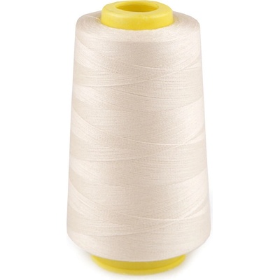 Polyesterové nitě pro overlocky i klasické šití návin 3000 yards PES 40S/2, velké, 3 (502) ecru