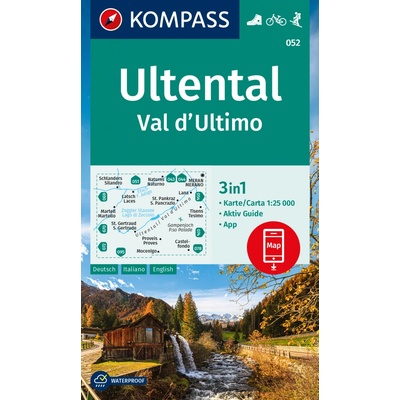 Ultental, Val d´Ultimo (Kompass - 052) - turistická mapa