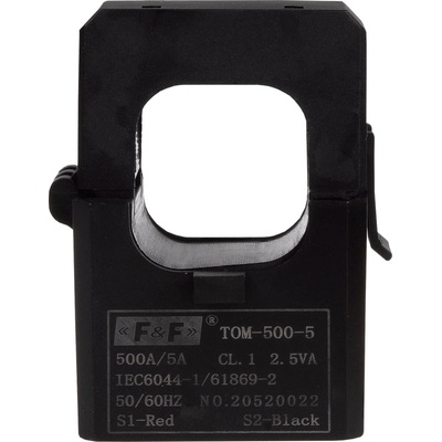 TOM-500 - Prúdový transformátor, otvárateľný, 500/5A, 1-fázový, 1,5VA