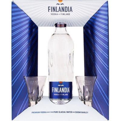 Finlandia 40% 0,7 l (darčekové balenie 2 poháre)
