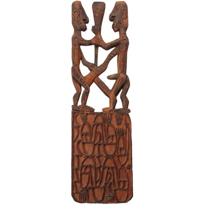 Štít Asmat dřevořezba 67 cm