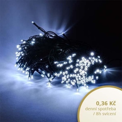 DecoLED DecoLED LED svetelná reťaz 40m 200 ľadovo bielych diód