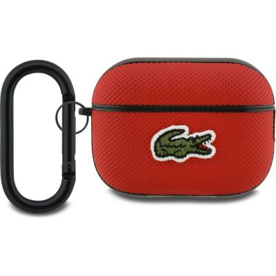 Lacoste Petit Pique Калъф с Лого Croc за AirPods Pro 2 Червен (LCAP2PVCR)