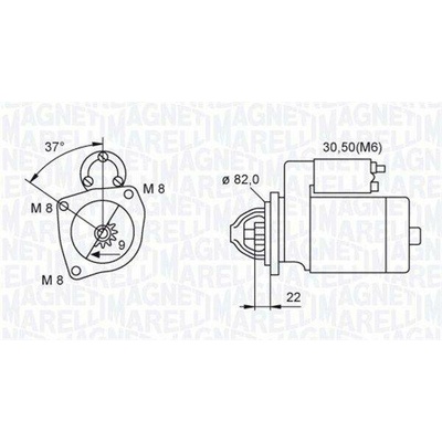 Startér MAGNETI MARELLI 063721449010