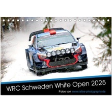 WRC Schweden White Open Tisch DIN A5 quer CALVENDO Monats 2025 2025